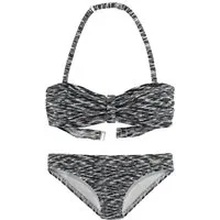 Venice Beach Bandeau-Bikini regulierbares Top, seitliche Stäbchen