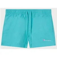 Champion Badeshorts Icons Beachshort Short mit Champion-Stickerei, schnell trocknendes Gewebe, Oberschenkellänge