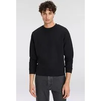 Replay Sweatshirt mit V-Einsatz am Halsausschnitt