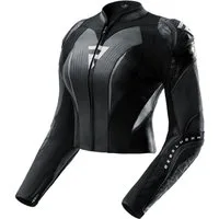 Rebelhorn Motorradjacke Diva RS Damen Motorrad Lederjacke Rückenprotektor enthalten,Verbindungsreißverschluss,Ellenbogenpro