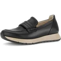 Gabor Slip-On Sneaker Keilabsatz, Slipper mit modischem Zierriegel, G-Weite (weit)