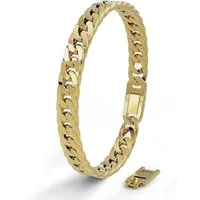 SERASAR Armband Edelstahlarmband für Herren "Cuban" Chirurgenstahl 316L, Wasserdicht, Waterproof