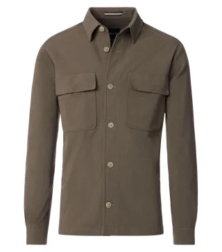 VENTI - Hemdjacke City braun - Gr. - 50