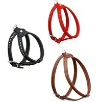 Karlie Hunde-Geschirr Karlie Buffalo Strass Geschirr - Braun Breite/Brustumfang: 10 mm