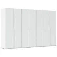 LeGer Home by Lena Gercke Kleiderschrank Schrank Garderobe Ankleide Schlafzimmer Flur SERINA Eyecatcher (3 verschiedene Ausstattungen BASIC/CLASSIC/PREMIUM (inkl. SOFT-CLOSE) in 6 Breiten (101 - 401 cm) mit Front Glas oder Dekor MADE IN GERMANY