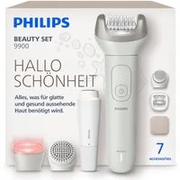Philips Epilierer Series 9900 BRE738/00, Aufsätze: 4 St., Nass-und Trockenfunktion, inkl.Gesichtsreinigungsbürste
