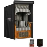 LuxusKollektion Strandkorb-Schutzhülle Strandkorb Schutzhülle Wasserdicht 420D Oxford 100x90x155 140cm