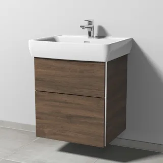 Sanipa 3way Waschtischunterbau zu Laufen Pro A Waschtisch mit 2 Auszügen, Eiche-Arizona BR75680