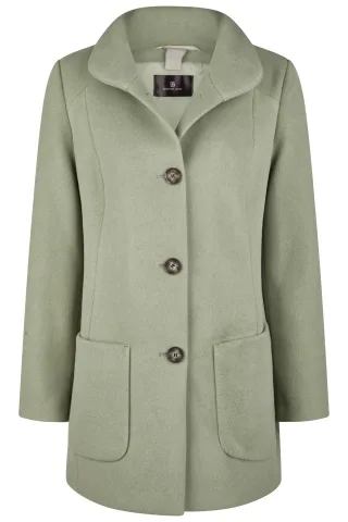 Barbara Lebek - Wolljacke jade - Gr. - 40