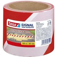 tesa Schneeschieber tesa Absperrband nicht klebend rot/weiß 80mmx100m