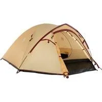 Darwin 4 Plus Summer, Zelt beige/dunkelrot