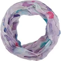 MIRROSI Loop Damen Schal mit Bunt-Muster Weich, Schlauchschal, (zweimal um den hals wickelbar, ca.45x75cm), Damen Halstuch ideal für Frühling, Sommer oder Herbst