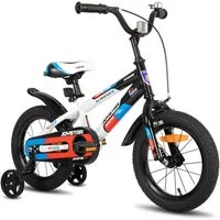 JOYSTAR Kinderfahrrad 12/14/16/20 Zoll Coole Graffiti fahrrad für 2-4 jährige Jungen Mädchen, mit Stützrädern, Kotflügel, Fahrradklingel