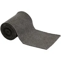 maDDma Stoff Fertigbündchen uni 110x6,5cm Cuff Ärmelbündchen elast. Strickbündchen, dunkelgrau meliert