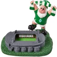 Werder Bremen Dekofigur SV Werder Bremen Gartenzwerg Stadion klein