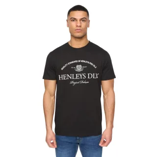Henleys - "Henclose" T-Shirt für Herren (Schwarz)