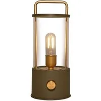 Coen Bakker Deco BV LED Außen-Tischleuchte Tischlampe Dimmbar Akku In-/Outdoor IP44, Stufenlos dimmbar, LED fest verbaut, Warmweiß