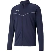 PUMA Trainingsjacke TEAMRISE TRAINING POLY JACKET sportlicher Stil mit kontrastfarbener Paspelierung