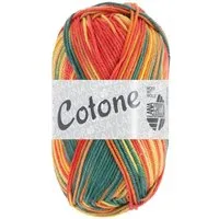 LANA GROSSA Cotone Print Häkelwolle, 125 m