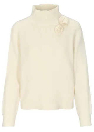 IN LINEA - Pullover ivory - Gr. - 40