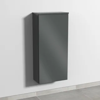 Sanipa 3way Mittelschrank mit 1 Tür, Anthrazit-Glanz, SF17179 SF17179
