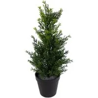 Kunstpflanze Zeder / Konifere Natura LA Kunstbaum künstliche Thuja Zypresse Zeder, Seidenblumen Roß, Höhe 45 cm