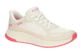 Skechers 117624 WPK Damen Sneaker Wei?/Pink HANDS FREE SLIP INS
