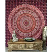 Guru-Shop Tagesdecke Boho-Style Wandbehang, indische Tagesdecke..