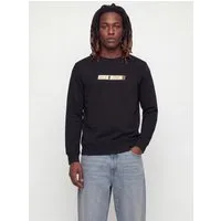 Jack & Jones Sweatshirt JJMUNK SWEAT CREW NECK Materialmix, normal geschnitten