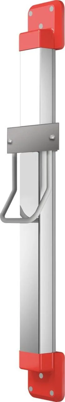 KWC Aquarotter Höhenverst., F5, f. Haartrockner, 250x1200x140 mm, Silber/Signalrot, 2030052333 2030052333