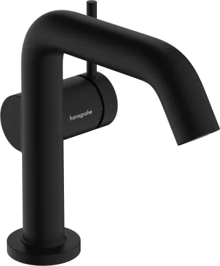 Hansgrohe Waschtischarmatur 110 Tecturis S Fine CoolStart m.Push-Open Ablaufgarnitur, mattschwarz, 7 73322670