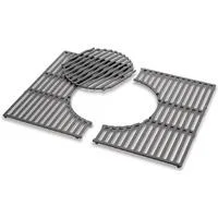 Gourmet BBQ System Grillrost für GENESIS II 300 anthrazit, 3-teilig, Gusseisen