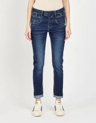GANG Damen Jeans 94MARGE - slim fit Jeans deep mid wash