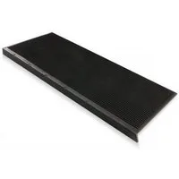 Floordirekt Stufenmatte Santiago, 25x65 cm, Treppenschutz, Außentreppenschutz, rechteckig, aus Gummi