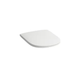 Laufen Lua WC-Sitz H8910830000001 mit Deckel, slim, abnehmbar, weiß, mit Absenkautomatik