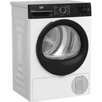 BEKO Wärmepumpentrockner BM3T30230W, Hygiene Trocknen & Auffrischen, Knitterschutz