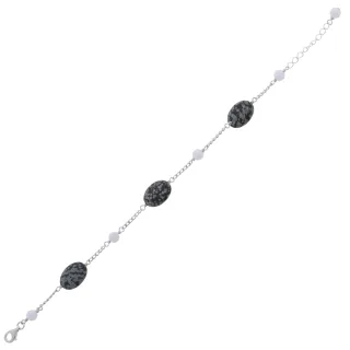 Orphelia Damen 925 Sterling Silber Armband - Silber ZA-1737