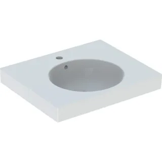 Geberit Preciosa II Waschtisch, B: 600, T: 500 mm, 123260000, weiss 123260000