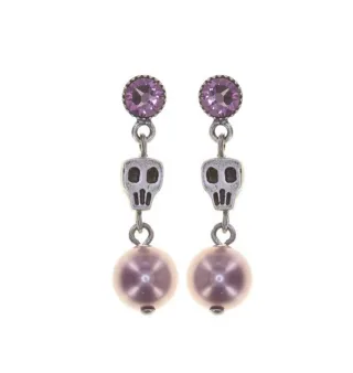 konplott - Ohrstecker - Pirates in Paris violet