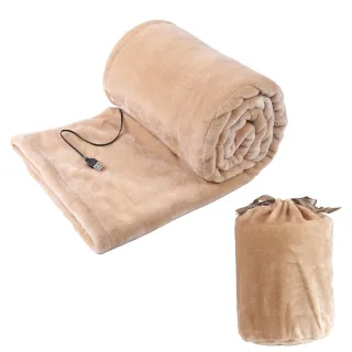 IPRee 5V USB Electric Blanket Heated Throw 10W Ultra Soft Flannel Fast Heating Portable for Car Home Office Use Machine