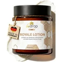 bedrop Körpercreme Royale Lotion mit Gelée Royale, Sheabutter und Manuka Honig, für eine natürliche, feuchtigkeitsspendende Pflege