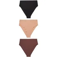 Next High-Waist-Slip 3er-Pack No VPL Hochbund-Slips, hohes Bein (3-St)