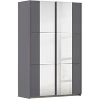 rauch Schwebetürenschrank Kleiderschrank Drehtürenschrank Schrank Garderobe KRONACH (in 3 Ausstattungen BASIC/CLASSIC/PREMIUM, Breiten 131/175/218/261 cm) optional ohne, mit 1 oder 2 Spiegel, viel Stauraum MADE IN GERMANY