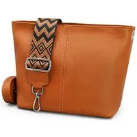 Adel Bags Schultertasche Vera Echt Leder Umhängetasche mit Innenfächern – 10 Farben, echtes Leder