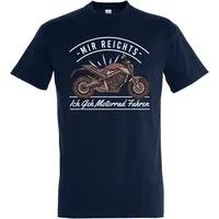 Youth Designz T-Shirt Ich Geh Motorrad Fahren Herren Shirt mit lustigem Frontprint