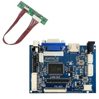 LCD Display TTL LVDS Controller Board HDMIVGA 2AV 50PIN for AT070TN90 92 94 Support Automatically VS-TY2662-V1 with 5-ke