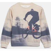 s.Oliver Sweatshirt Sweatshirt Sweatshirt mit All-over-Print