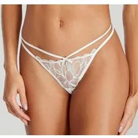 LASCANA String Amira-Kollektion mit schimmernder Spitze und aufregender Bänder-Optik