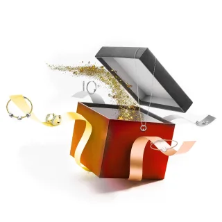 24 Überraschungsjuwelen für den Adventskalender - Silber, Roségold, Gold und Kristall