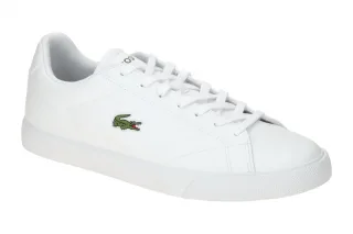 Lacoste Herren Sneaker LEROND SET wei?/gr?n, Glattleder/Synthetik